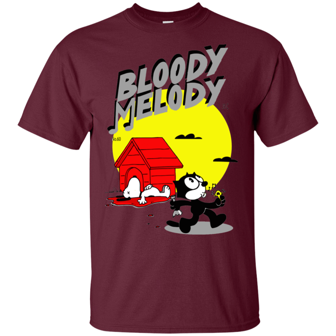 T-Shirts Maroon / S Bloody Melody T-Shirt