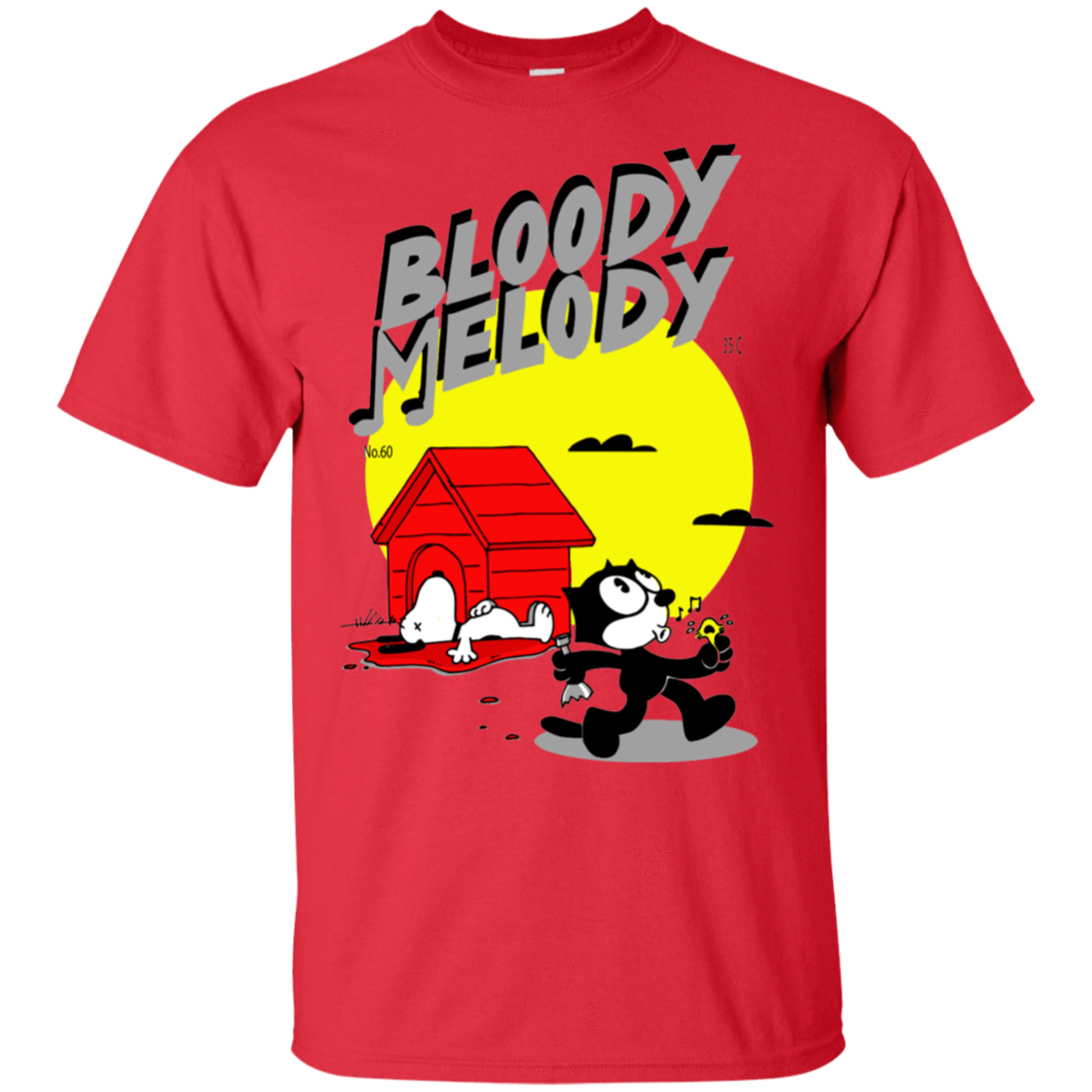 T-Shirts Red / S Bloody Melody T-Shirt