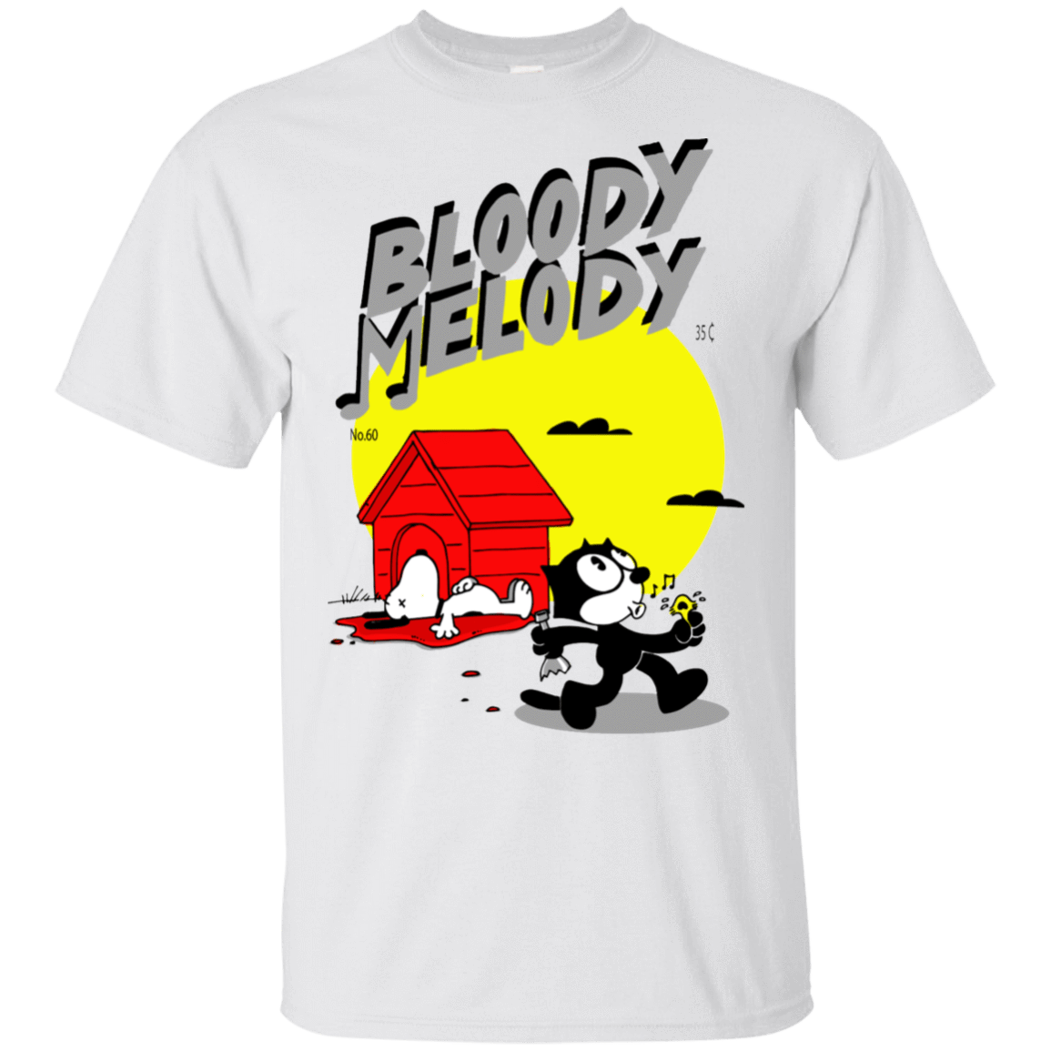 T-Shirts White / S Bloody Melody T-Shirt