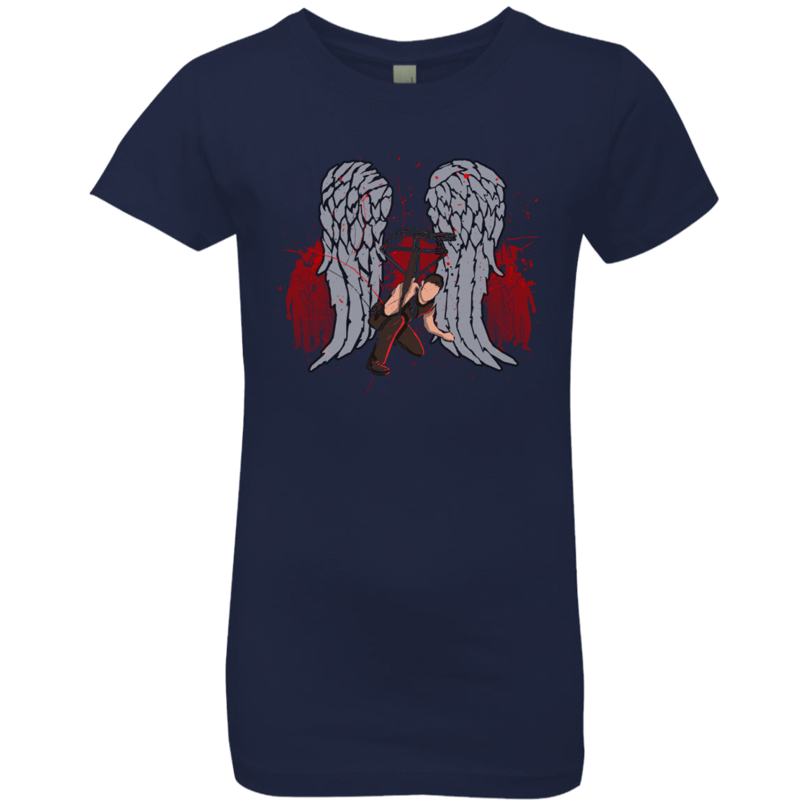 T-Shirts Midnight Navy / YXS Bloody Wings Dixon Girls Premium T-Shirt