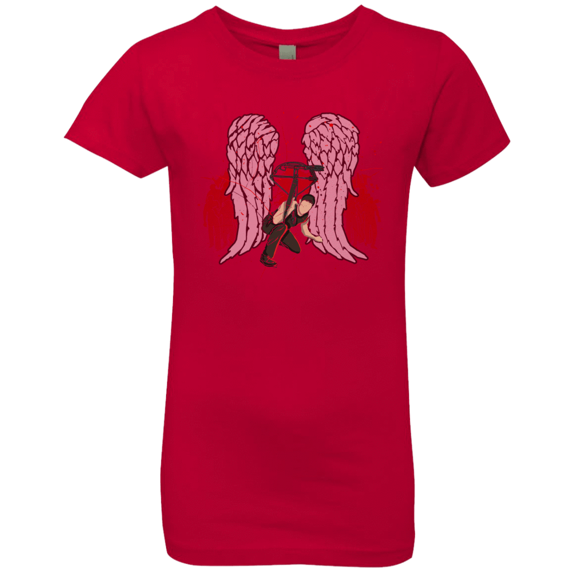 T-Shirts Red / YXS Bloody Wings Dixon Girls Premium T-Shirt
