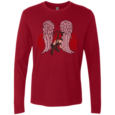 T-Shirts Cardinal / Small Bloody Wings Dixon Men's Premium Long Sleeve