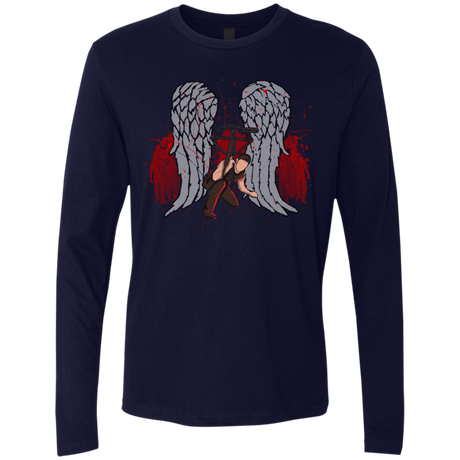 T-Shirts Midnight Navy / Small Bloody Wings Dixon Men's Premium Long Sleeve