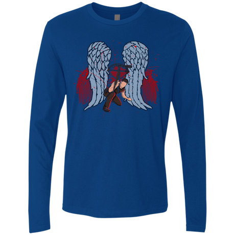 T-Shirts Royal / Small Bloody Wings Dixon Men's Premium Long Sleeve