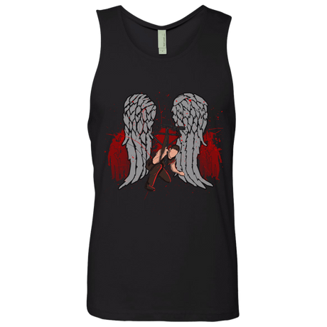 T-Shirts Black / Small Bloody Wings Dixon Men's Premium Tank Top