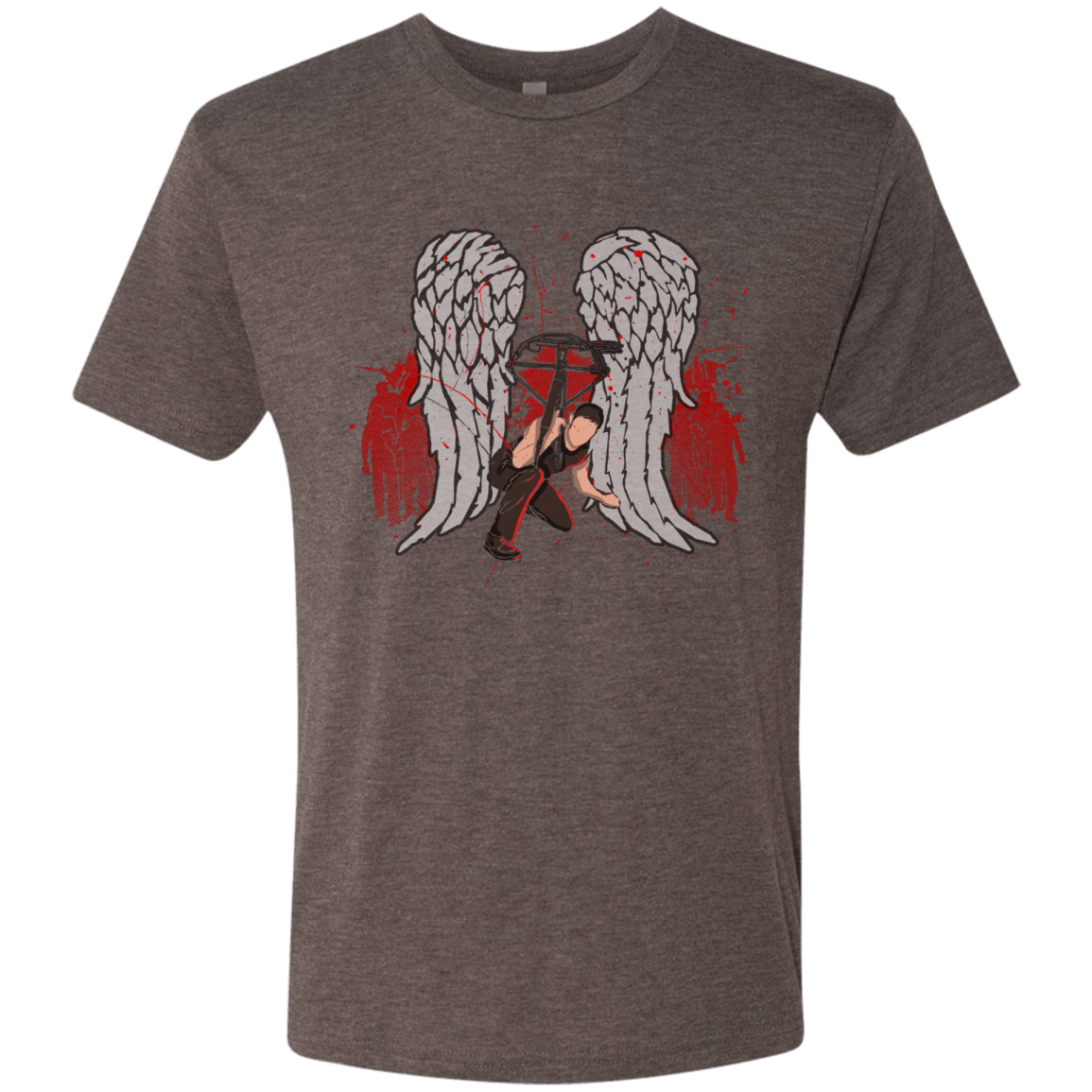 T-Shirts Macchiato / Small Bloody Wings Dixon Men's Triblend T-Shirt