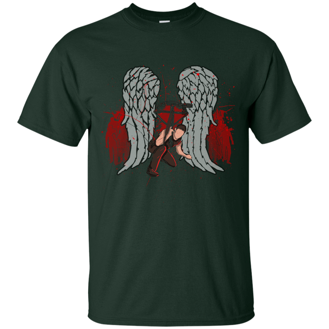 T-Shirts Forest Green / Small Bloody Wings Dixon T-Shirt