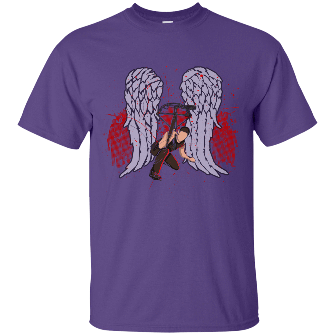 T-Shirts Purple / Small Bloody Wings Dixon T-Shirt