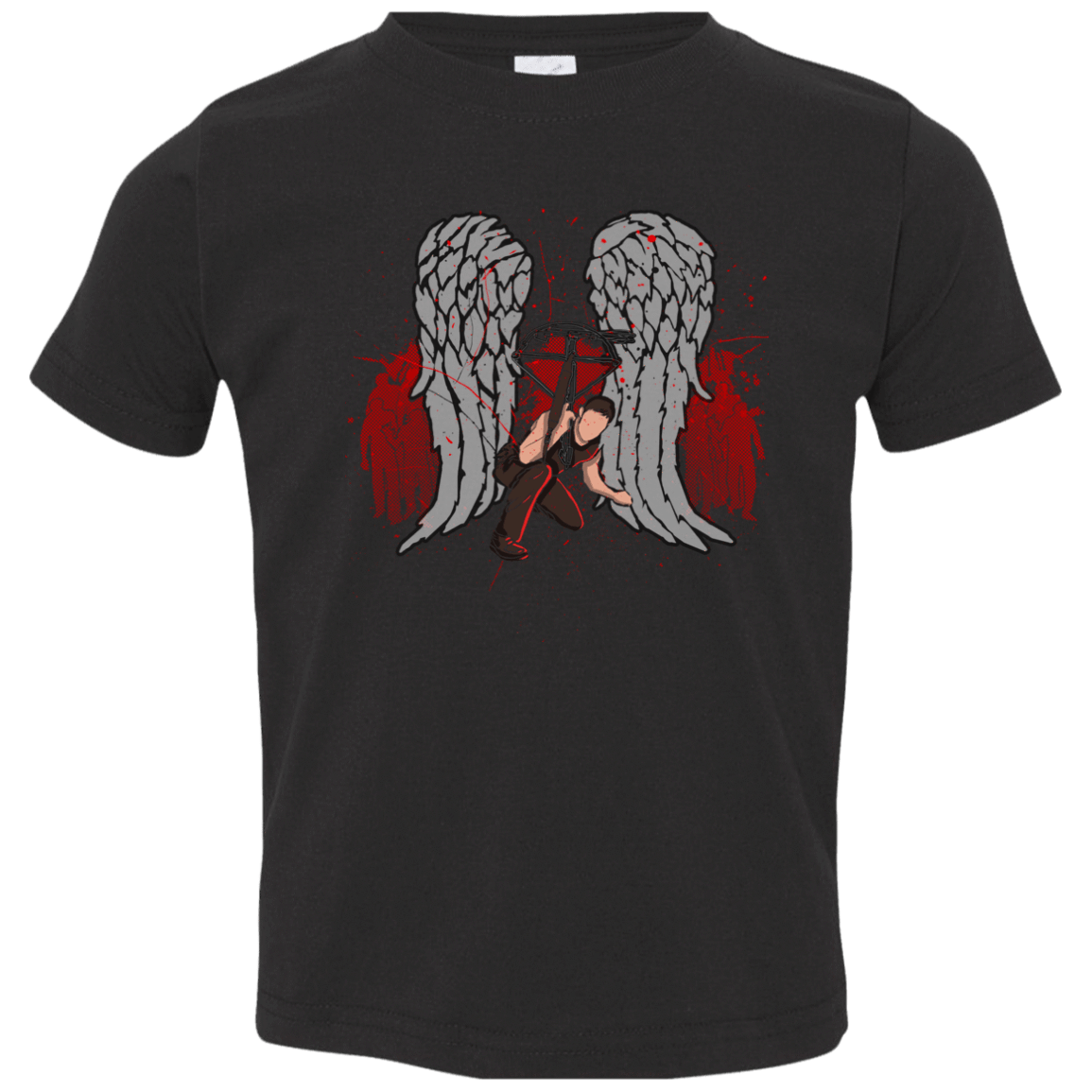 T-Shirts Black / 2T Bloody Wings Dixon Toddler Premium T-Shirt