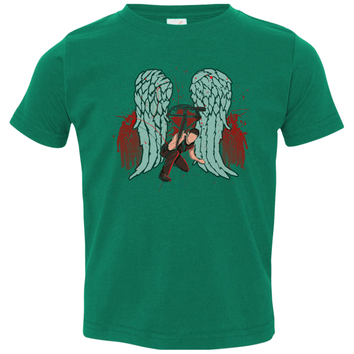 T-Shirts Kelly / 2T Bloody Wings Dixon Toddler Premium T-Shirt