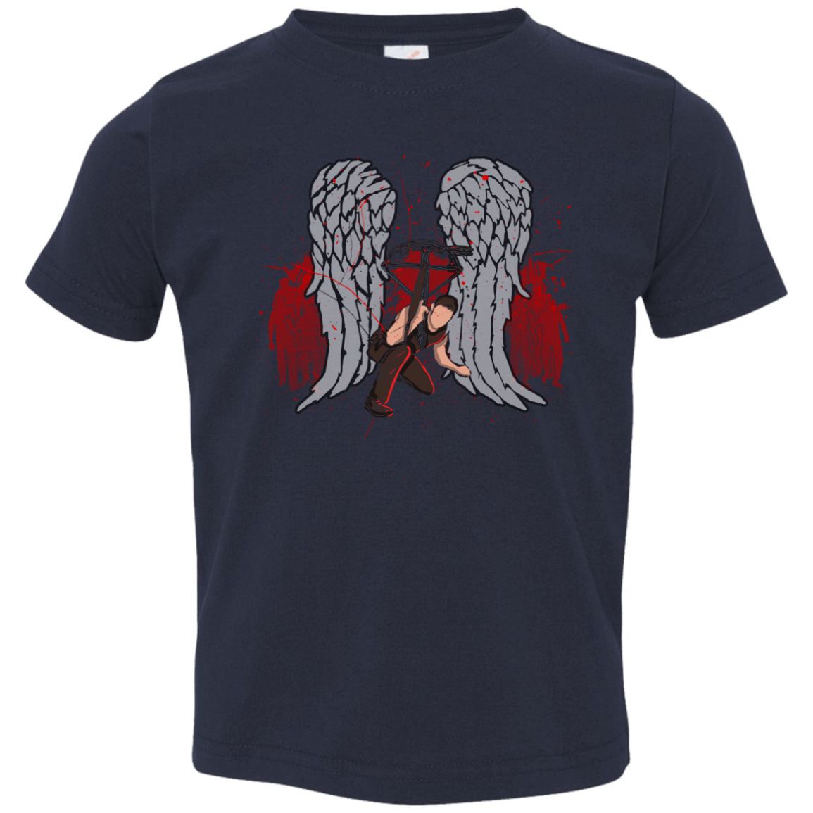 T-Shirts Navy / 2T Bloody Wings Dixon Toddler Premium T-Shirt