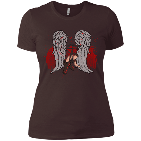 T-Shirts Dark Chocolate / X-Small Bloody Wings Dixon Women's Premium T-Shirt