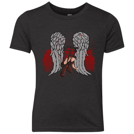 T-Shirts Vintage Black / YXS Bloody Wings Dixon Youth Triblend T-Shirt