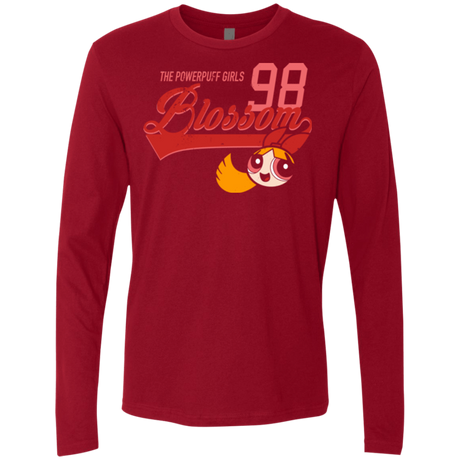 T-Shirts Cardinal / Small Blossom Men's Premium Long Sleeve