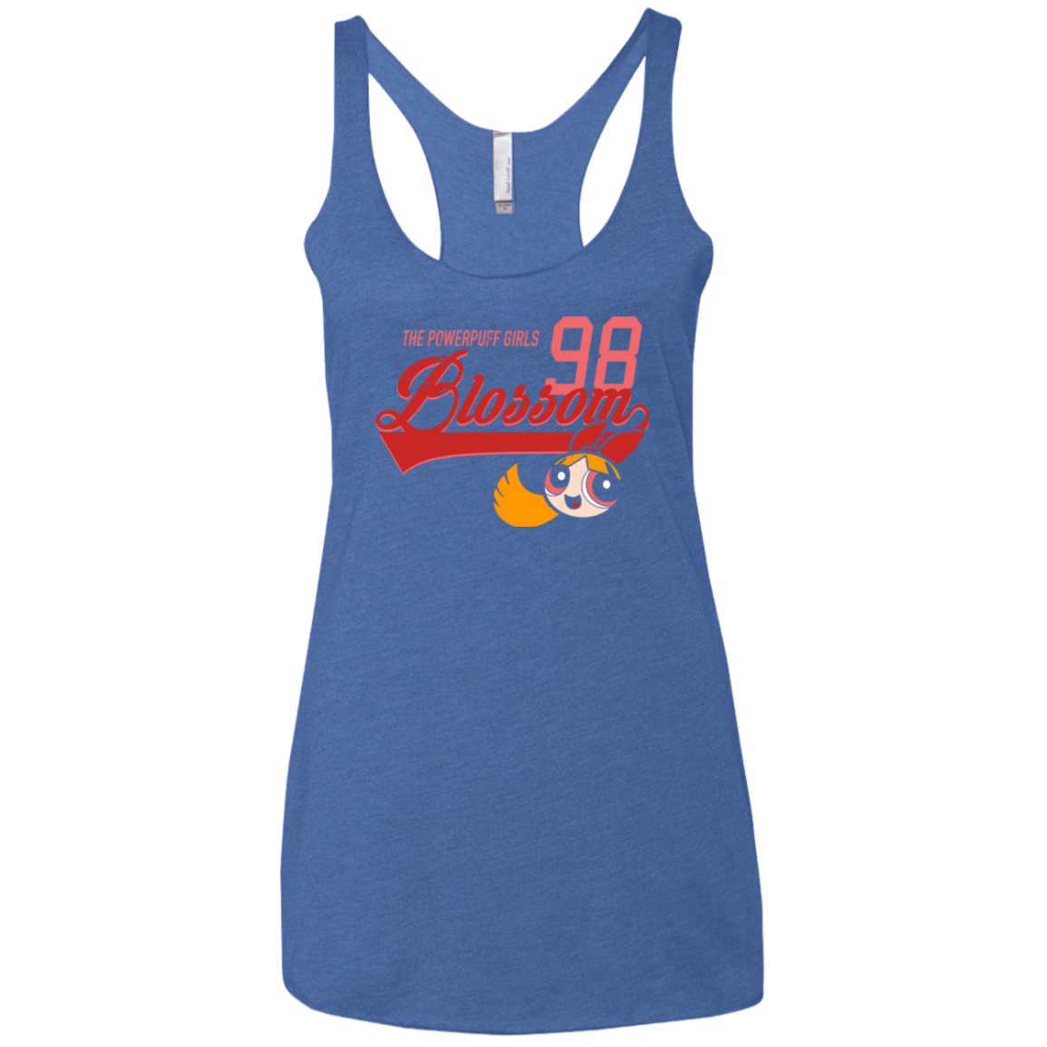 T-Shirts Vintage Royal / X-Small Blossom Women's Triblend Racerback Tank