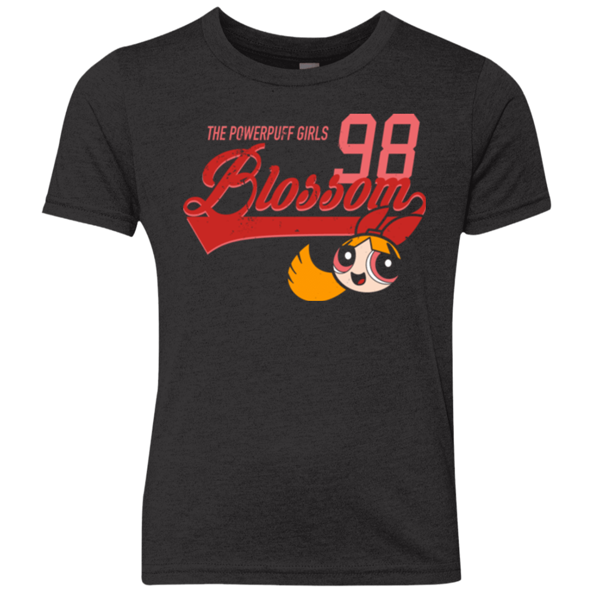 T-Shirts Vintage Black / YXS Blossom Youth Triblend T-Shirt