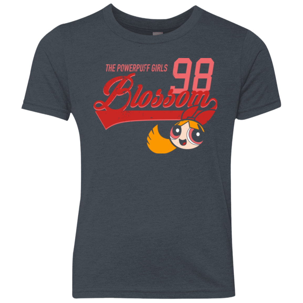 T-Shirts Vintage Navy / YXS Blossom Youth Triblend T-Shirt