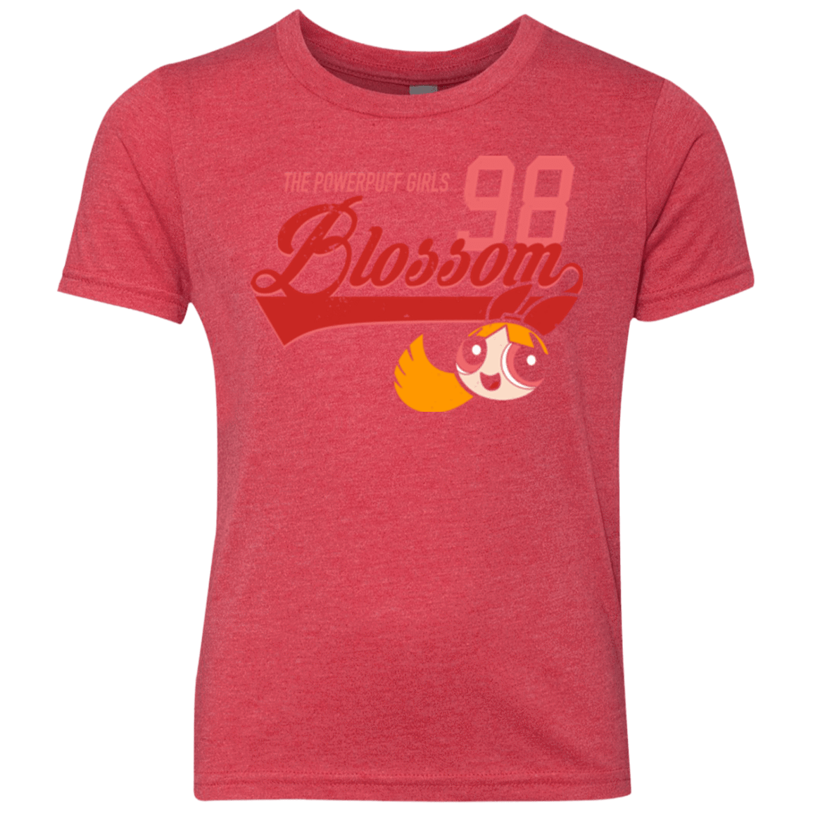 T-Shirts Vintage Red / YXS Blossom Youth Triblend T-Shirt