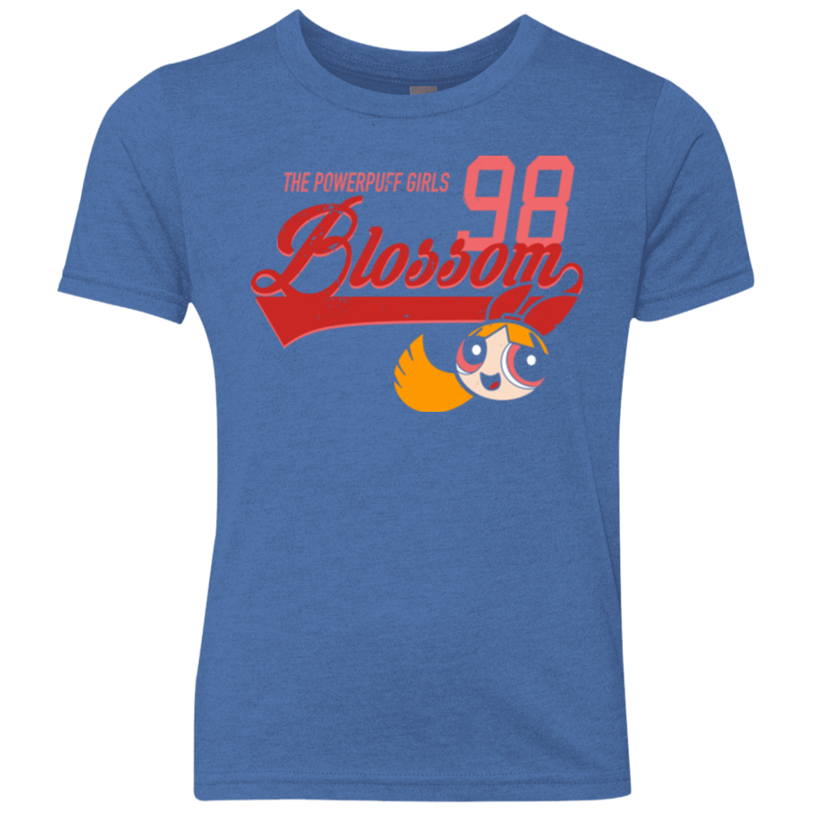 T-Shirts Vintage Royal / YXS Blossom Youth Triblend T-Shirt