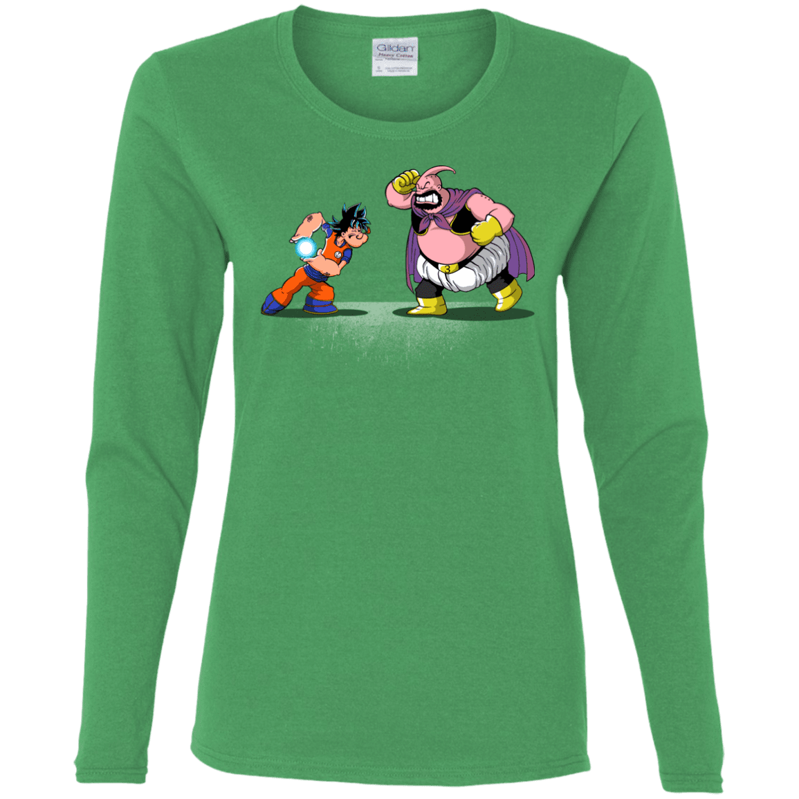T-Shirts Irish Green / S Blow Me Down Women's Long Sleeve T-Shirt