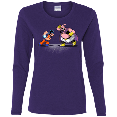 T-Shirts Purple / S Blow Me Down Women's Long Sleeve T-Shirt