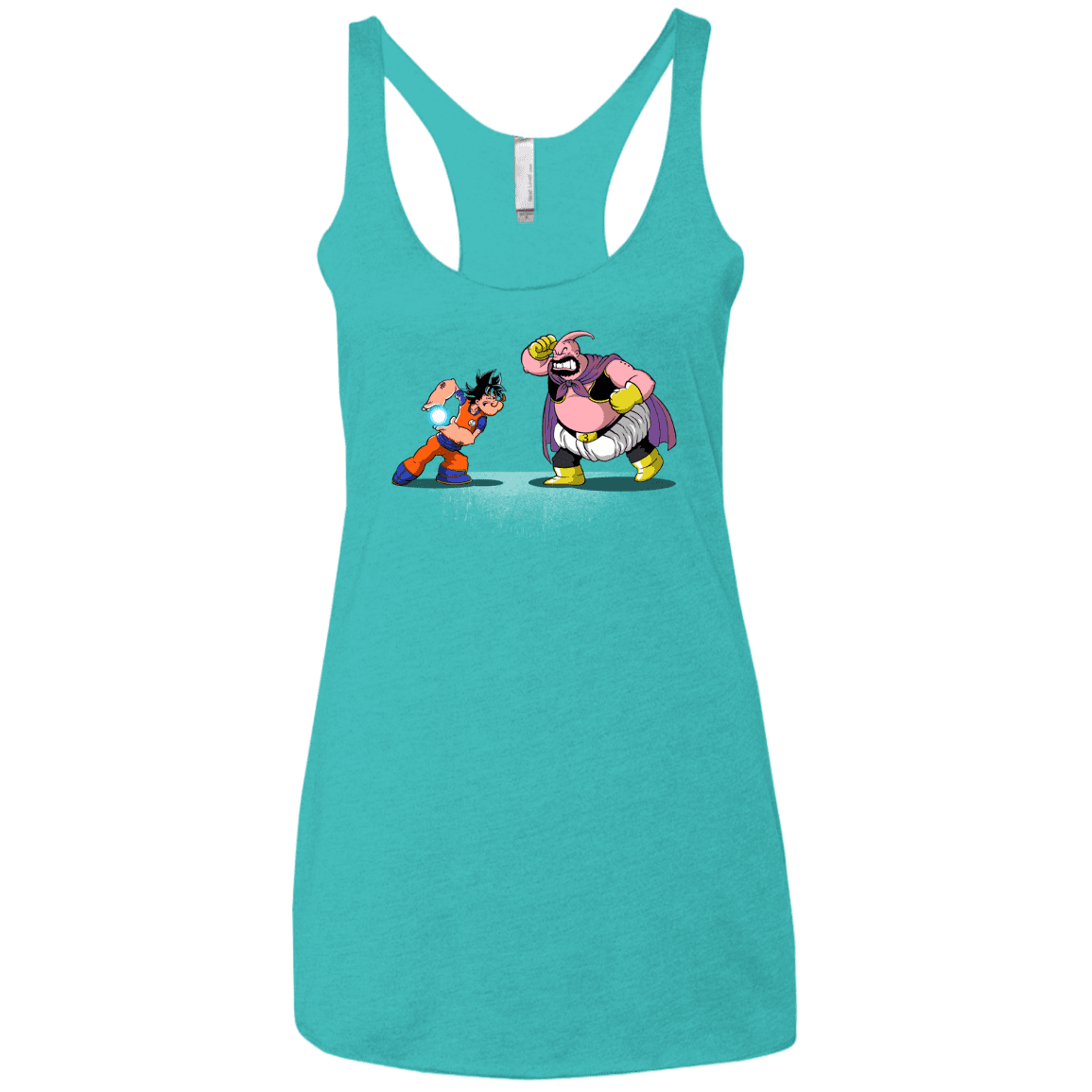 T-Shirts Tahiti Blue / X-Small Blow Me Down Women's Triblend Racerback Tank