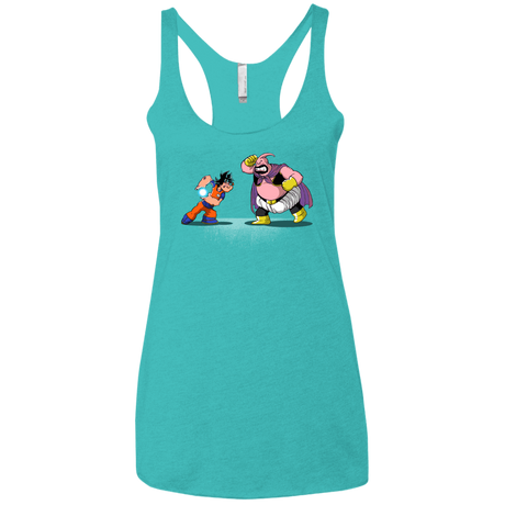 T-Shirts Tahiti Blue / X-Small Blow Me Down Women's Triblend Racerback Tank