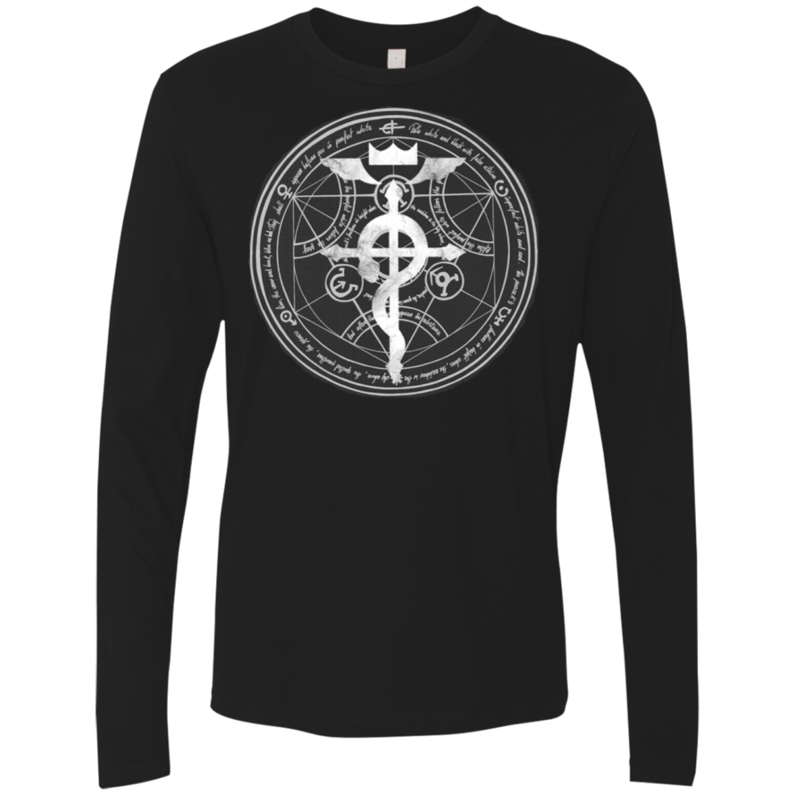 T-Shirts Black / S Blue Alchemist Men's Premium Long Sleeve
