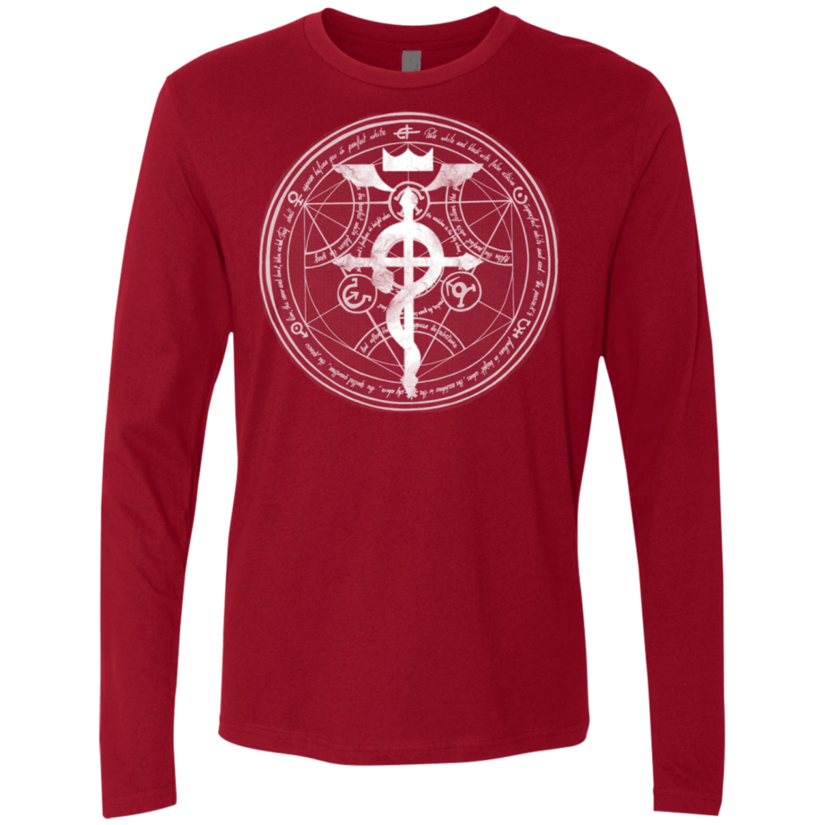 T-Shirts Cardinal / S Blue Alchemist Men's Premium Long Sleeve