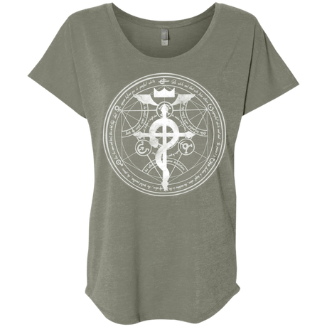 T-Shirts Venetian Grey / X-Small Blue Alchemist Triblend Dolman Sleeve