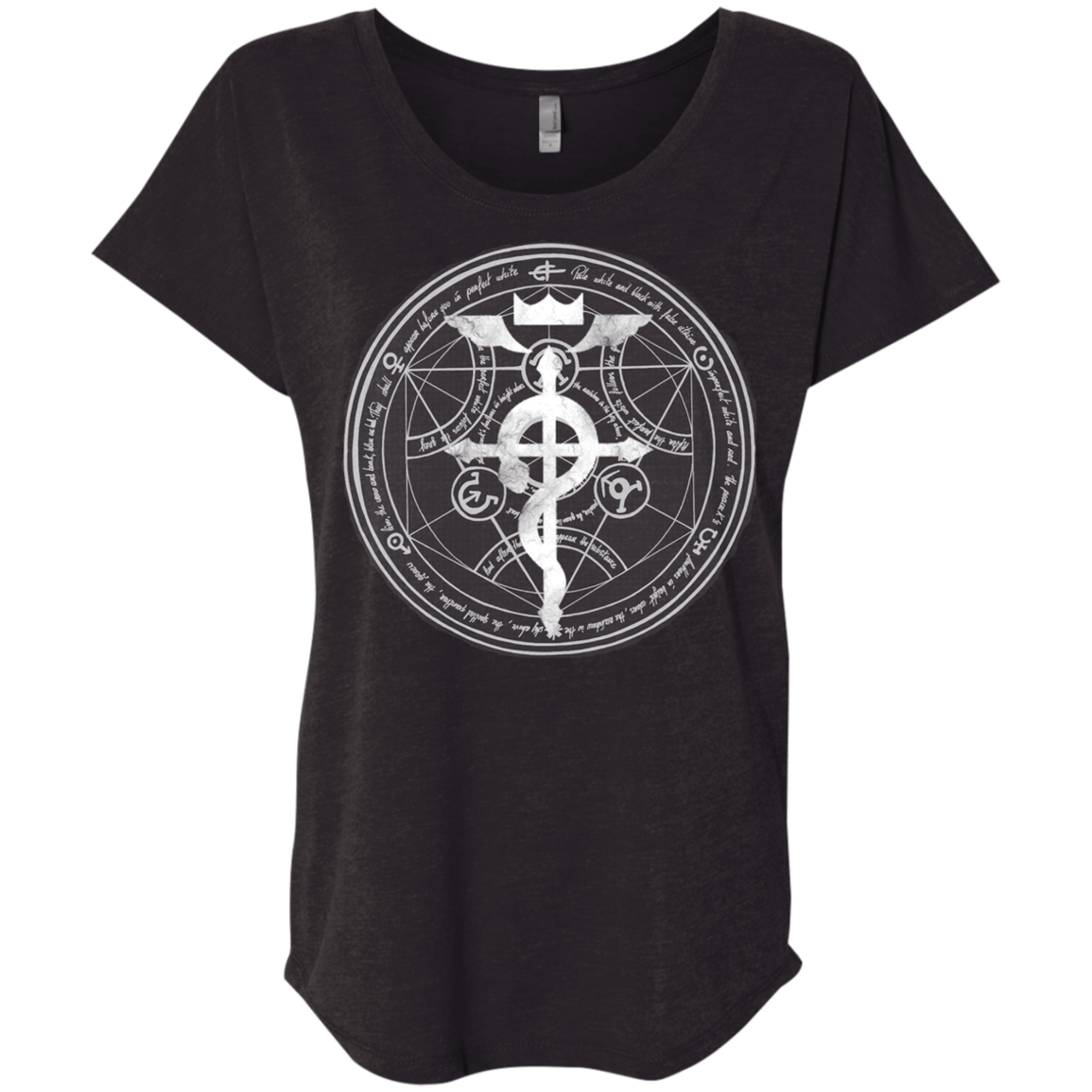 T-Shirts Vintage Black / X-Small Blue Alchemist Triblend Dolman Sleeve