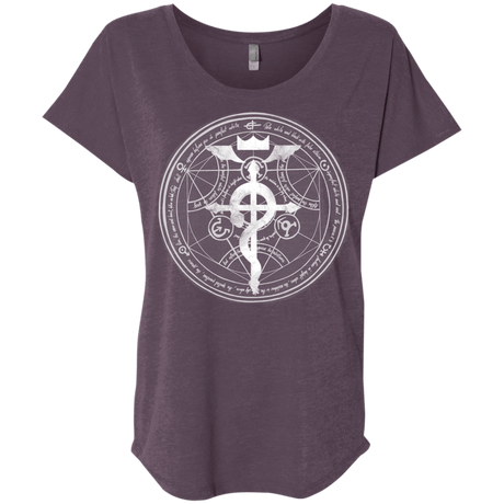 T-Shirts Vintage Purple / X-Small Blue Alchemist Triblend Dolman Sleeve