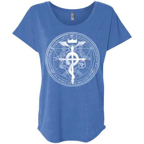 T-Shirts Vintage Royal / X-Small Blue Alchemist Triblend Dolman Sleeve