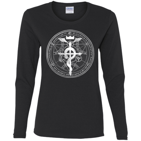 T-Shirts Black / S Blue Alchemist Women's Long Sleeve T-Shirt