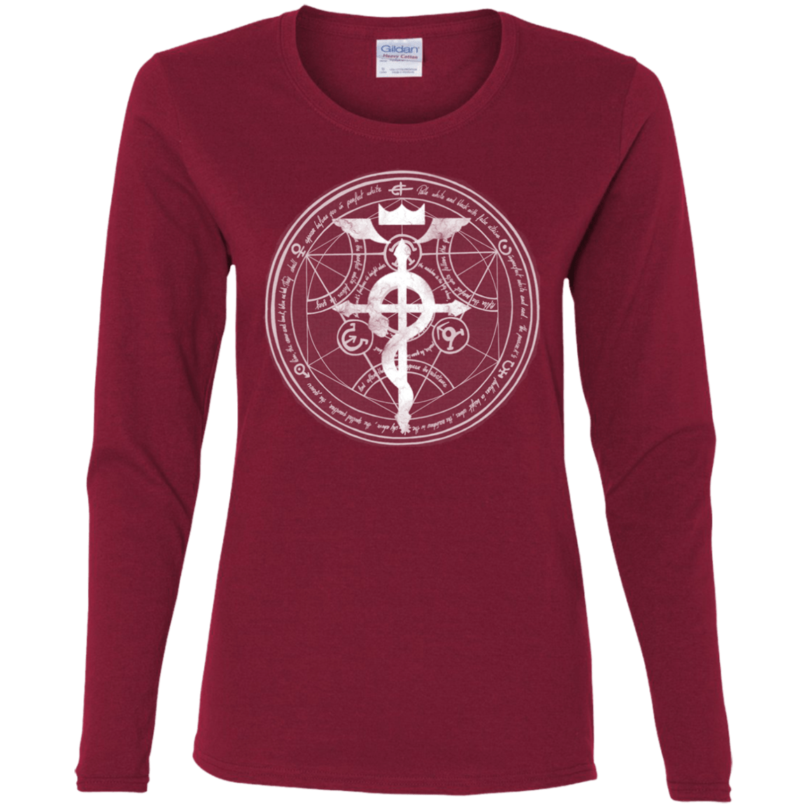 T-Shirts Cardinal / S Blue Alchemist Women's Long Sleeve T-Shirt