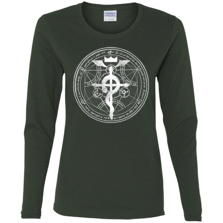 T-Shirts Forest / S Blue Alchemist Women's Long Sleeve T-Shirt