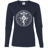 T-Shirts Navy / S Blue Alchemist Women's Long Sleeve T-Shirt