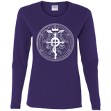 T-Shirts Purple / S Blue Alchemist Women's Long Sleeve T-Shirt