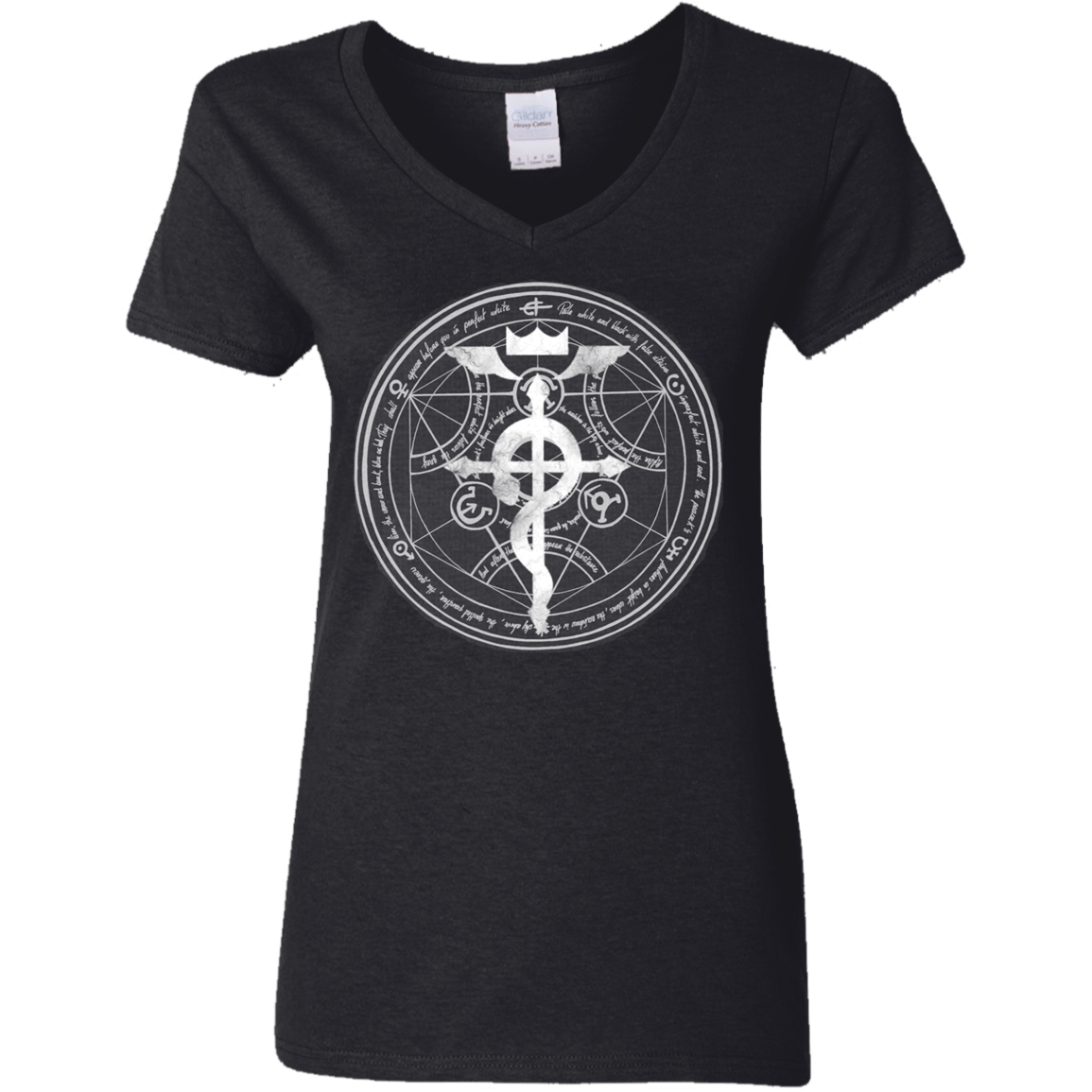 T-Shirts Black / S Blue Alchemist Women's V-Neck T-Shirt