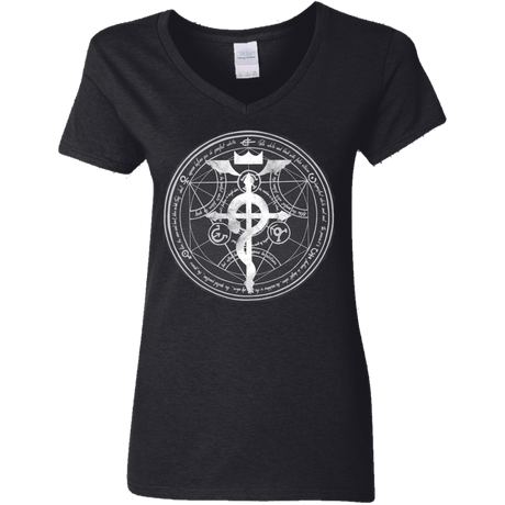 T-Shirts Black / S Blue Alchemist Women's V-Neck T-Shirt