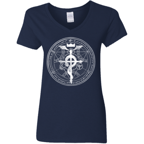 T-Shirts Navy / S Blue Alchemist Women's V-Neck T-Shirt