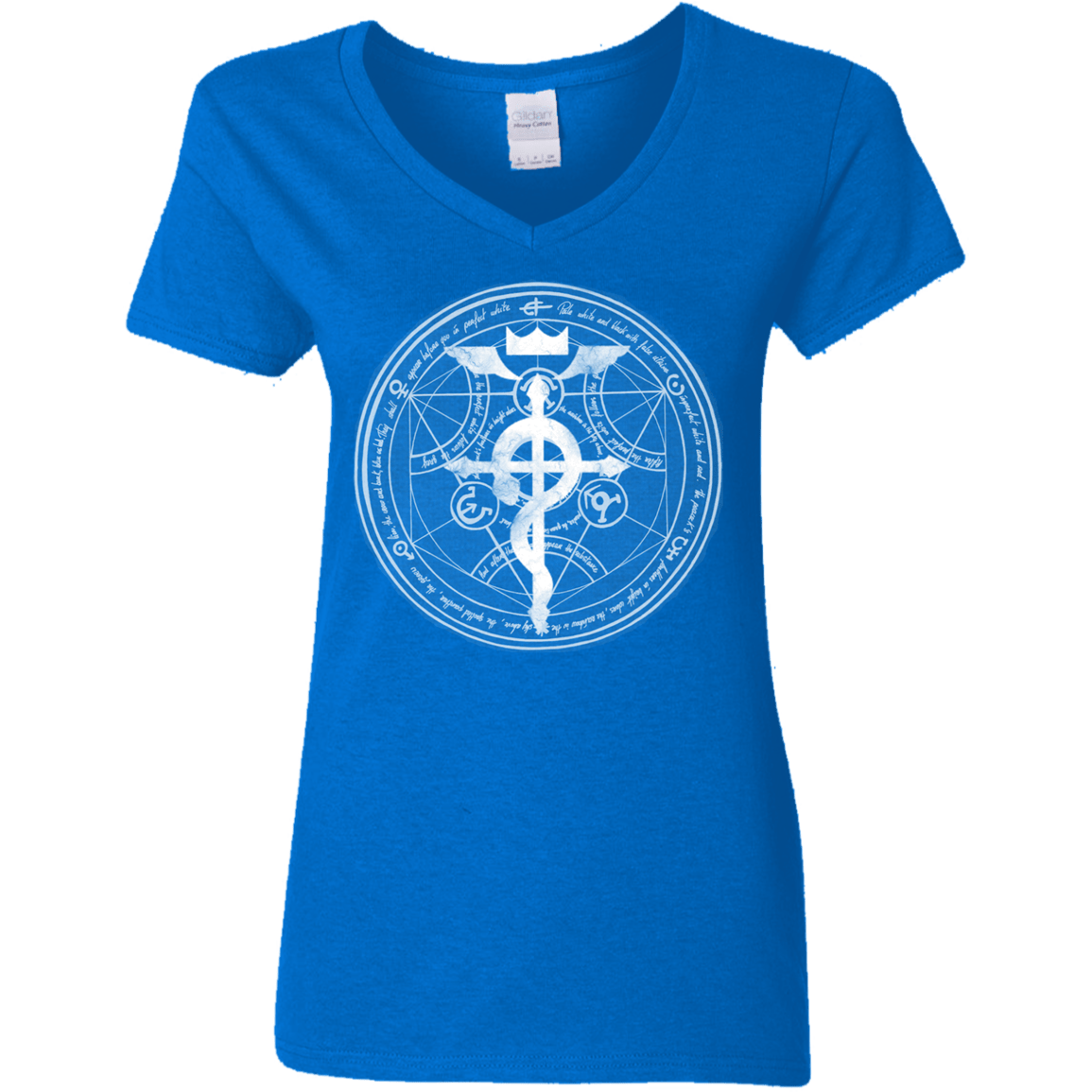 T-Shirts Royal / S Blue Alchemist Women's V-Neck T-Shirt