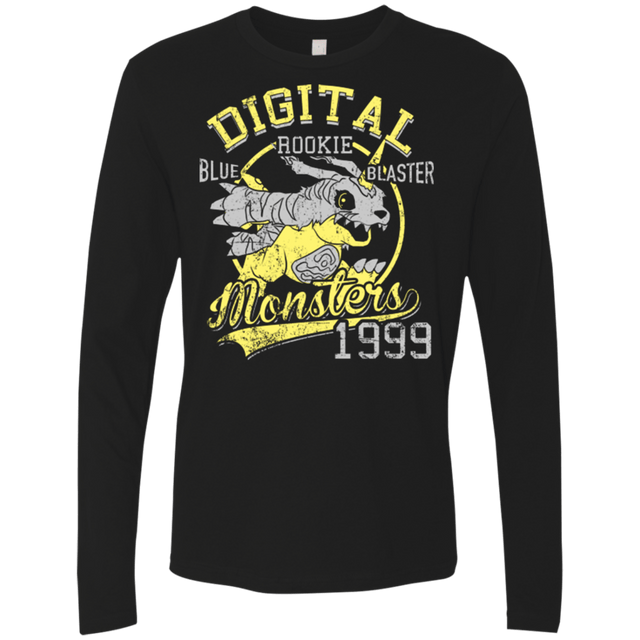 T-Shirts Black / Small Blue Blaster Men's Premium Long Sleeve