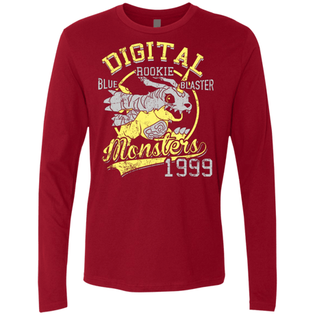 T-Shirts Cardinal / Small Blue Blaster Men's Premium Long Sleeve
