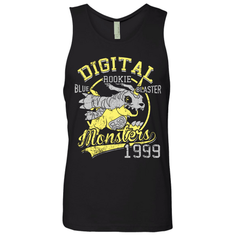 T-Shirts Black / Small Blue Blaster Men's Premium Tank Top