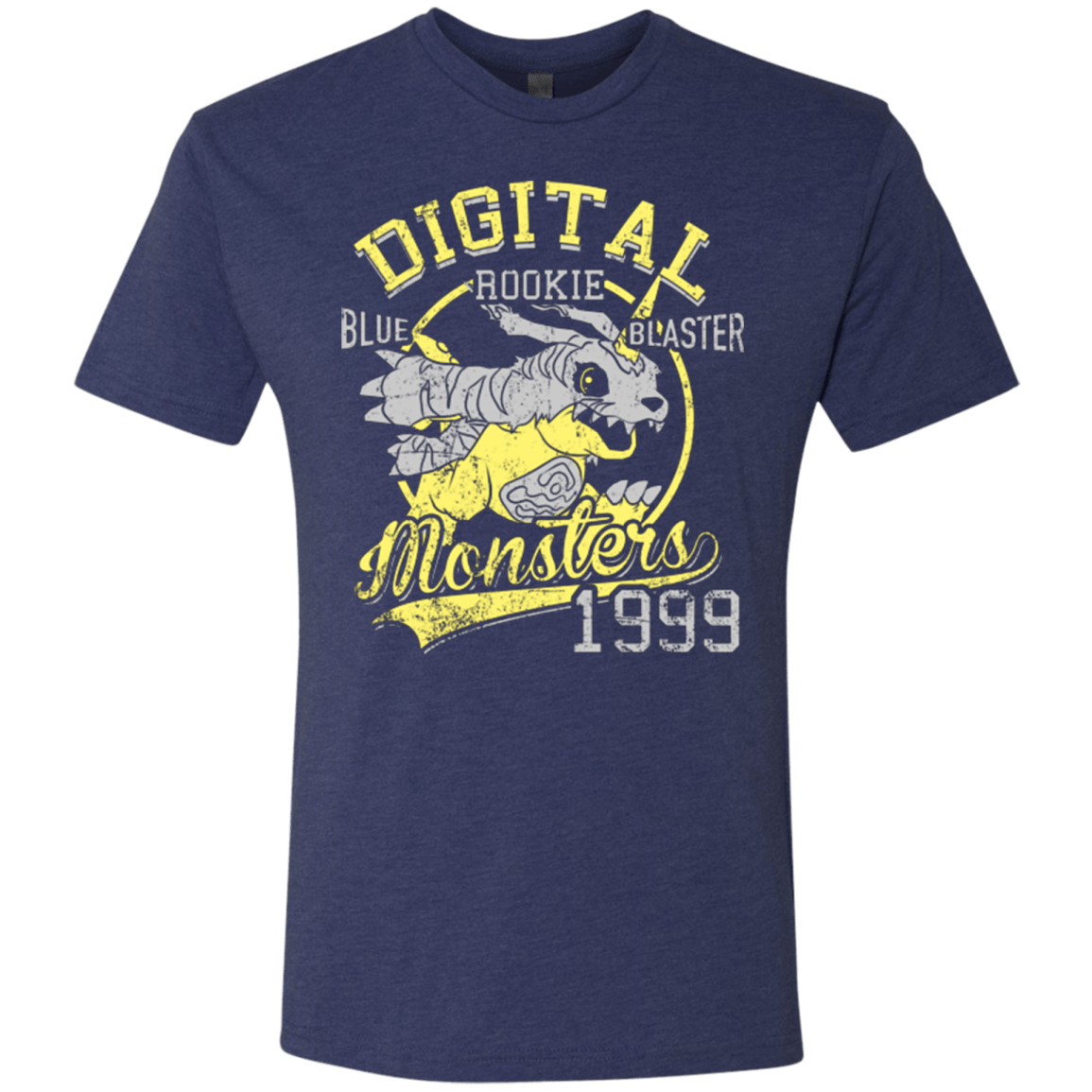 T-Shirts Vintage Navy / Small Blue Blaster Men's Triblend T-Shirt