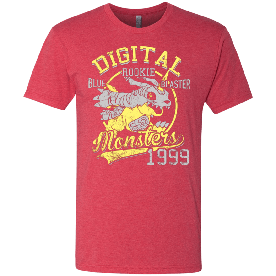 T-Shirts Vintage Red / Small Blue Blaster Men's Triblend T-Shirt