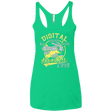 T-Shirts Envy / X-Small Blue Blaster Women's Triblend Racerback Tank