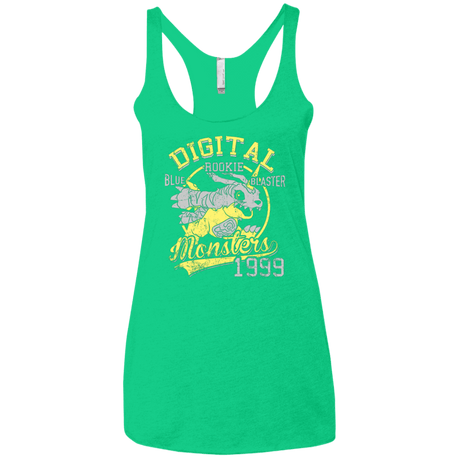 T-Shirts Envy / X-Small Blue Blaster Women's Triblend Racerback Tank