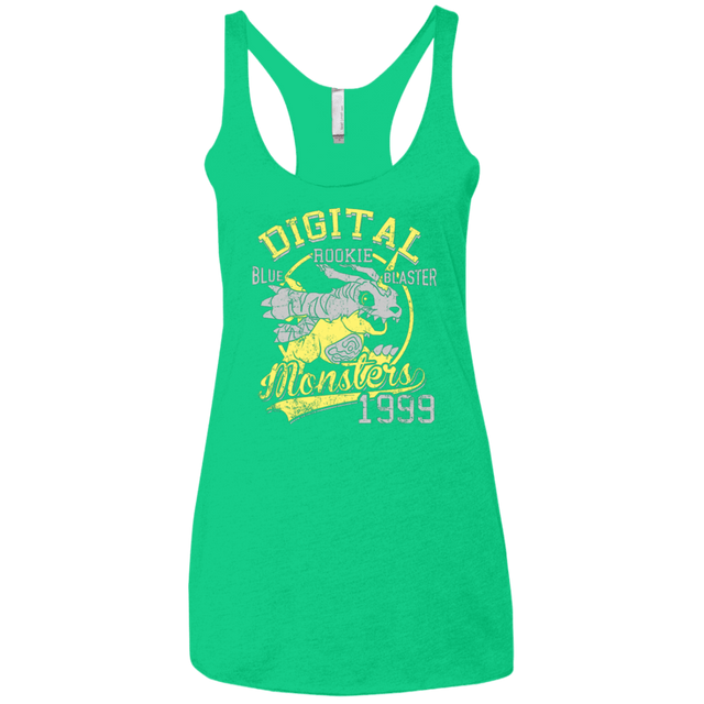 T-Shirts Envy / X-Small Blue Blaster Women's Triblend Racerback Tank